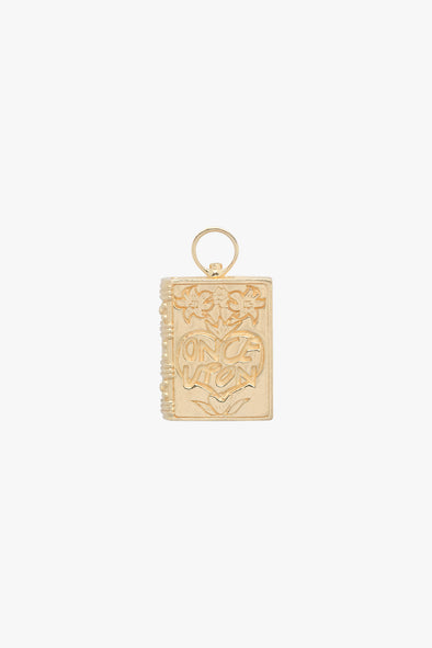 Once Upon a Time Medallion Charm Goldplated