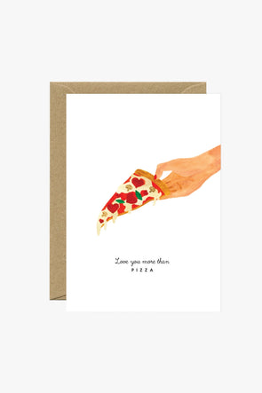 Love You Pizza Card