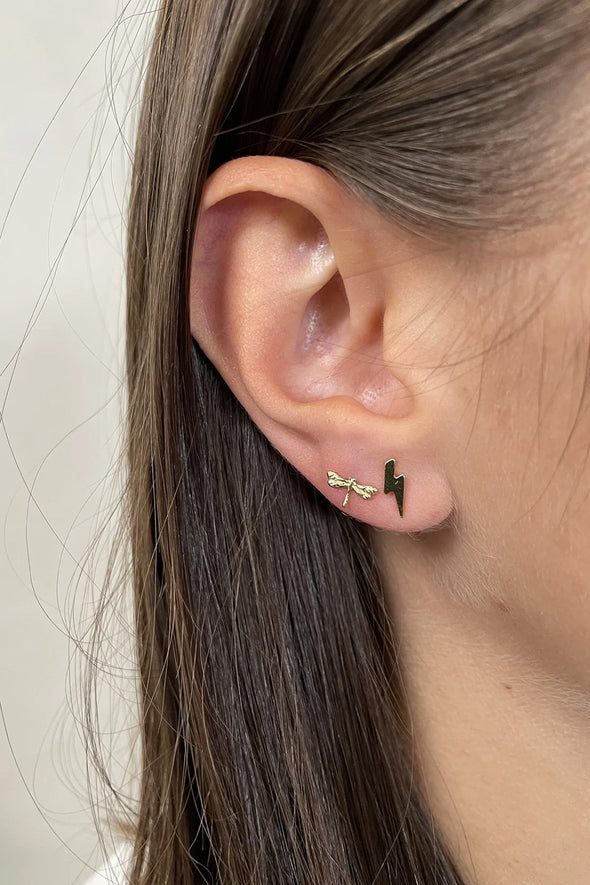 Jolie Dragonfly Gold Earring