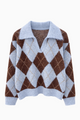 Demi Argyle Knit