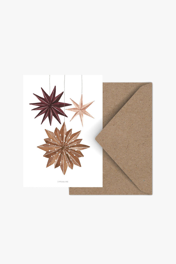 Paper Stars Postcard