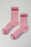 Boyfriend Socks Amour Pink