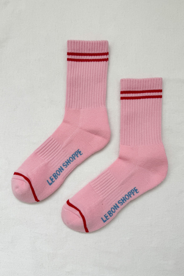 Boyfriend Socks Amour Pink