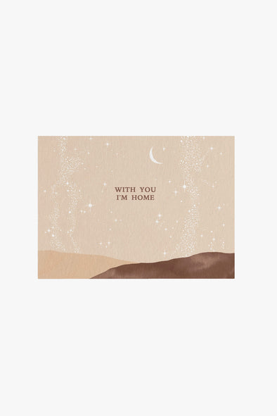 With You I'm Home Card