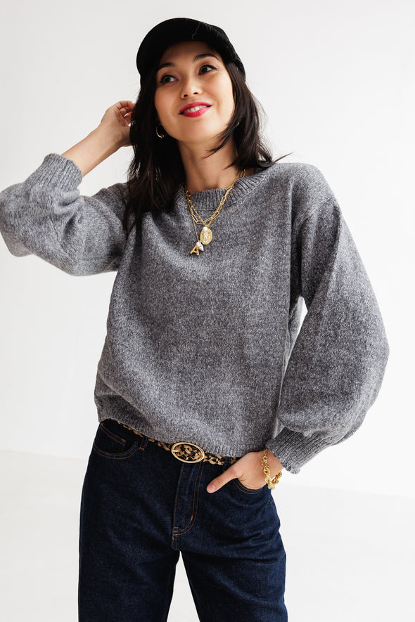 Joanne Knit Grey