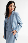 Rita Freia Long Blazer Endless Sky