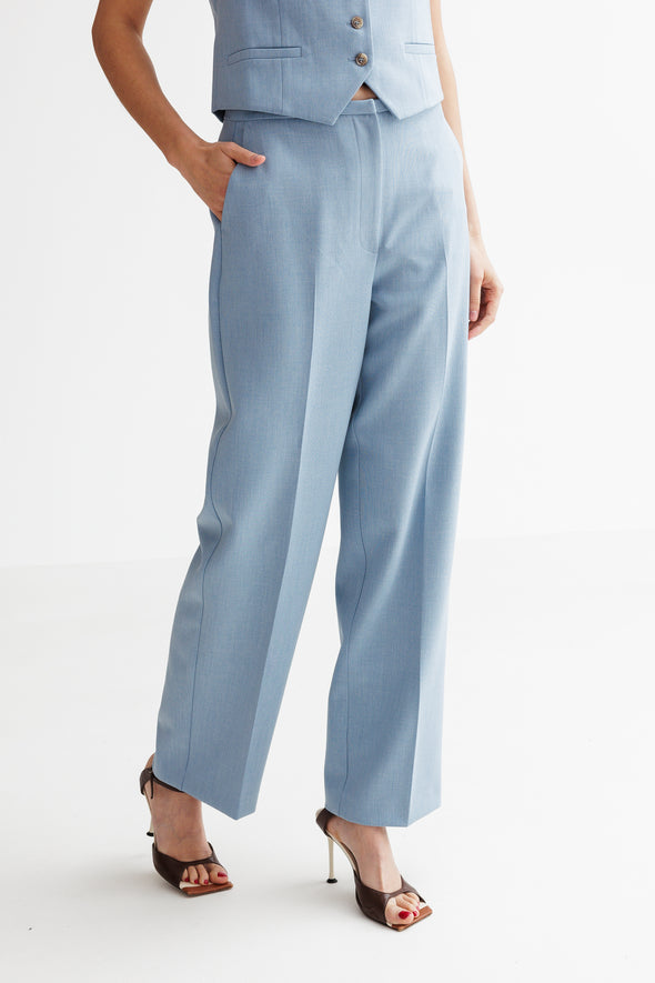 Rita Freia Straight Trousers Endless Sky