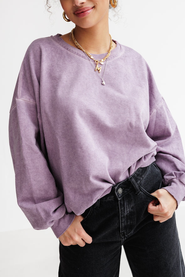 Diane Vintage Sweater Purple