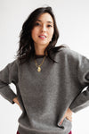 Nukki Knit Dark Grey Melange