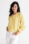 Maddie Cardigan Yellow