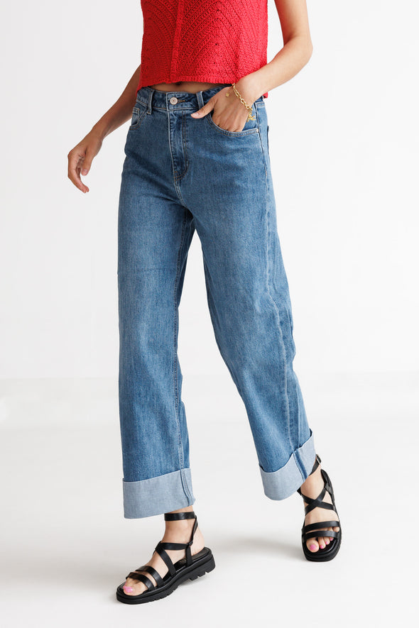 Loane Wide Denim Jeans