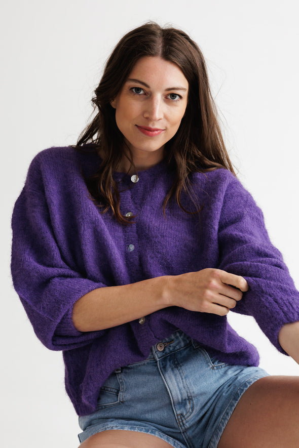 Maddie Cardigan Violet