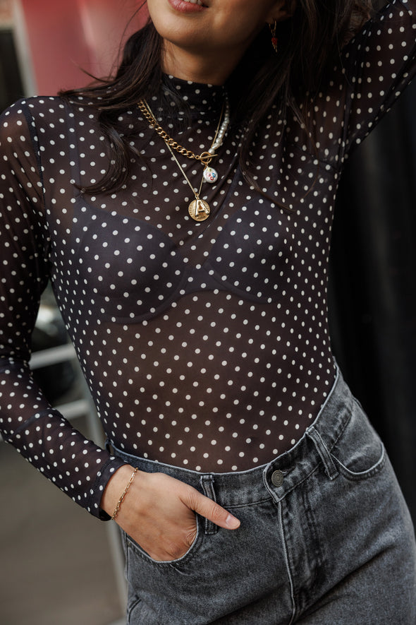 Fiore Longsleeve Top Small Dot