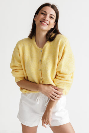 Maddie Cardigan Yellow