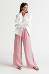 Paris Wide Trousers Pink