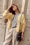 Maddie Cardigan Yellow