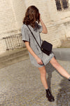 Rocco Denim Dress Grey