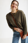 Emile LS Top Khaki