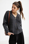 Donnie Cardigan Grey