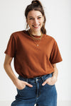 Carmel Boxy T-Shirt