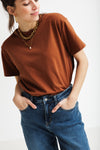 Carmel Boxy T-Shirt