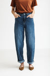 Nina Barrel Balloon Baggy Jeans Blue