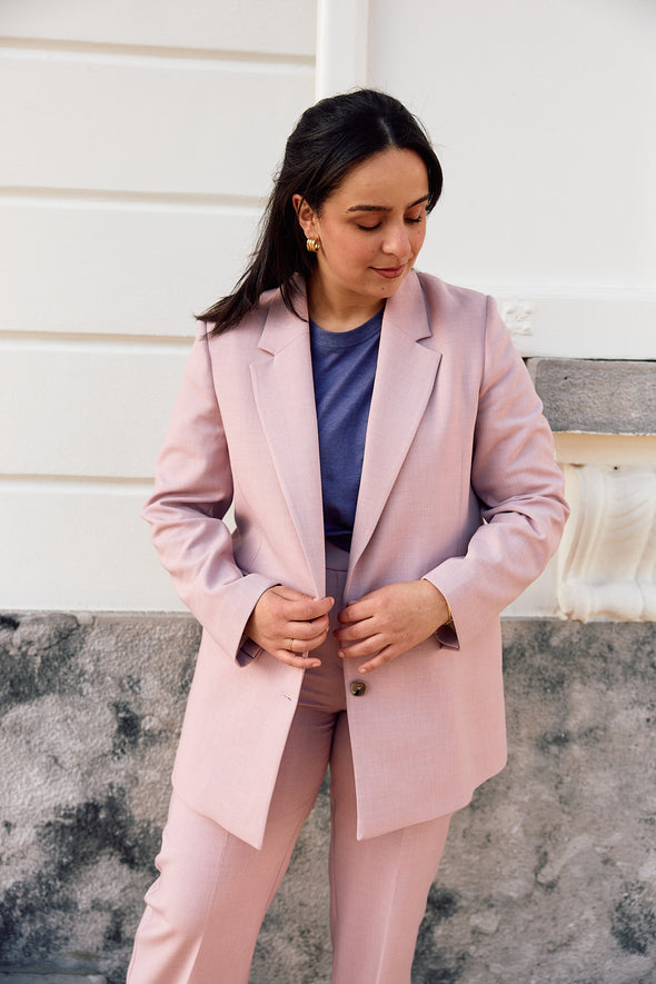 Rita Relaxed Blazer Bleached Mauve