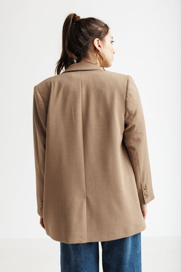 Rita Relaxed Blazer Camel