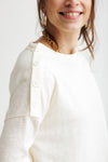 Emile LS Top Ivory