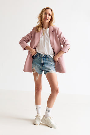 Rita Relaxed Blazer Bleached Mauve