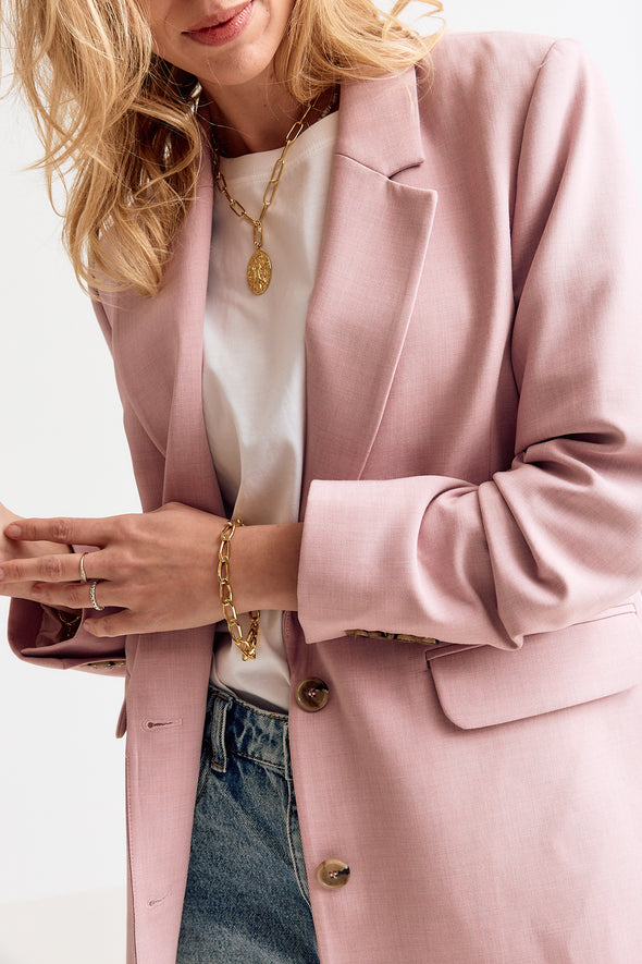 Rita Relaxed Blazer Bleached Mauve