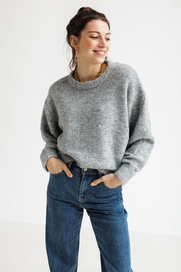 Maddie Knit Grey