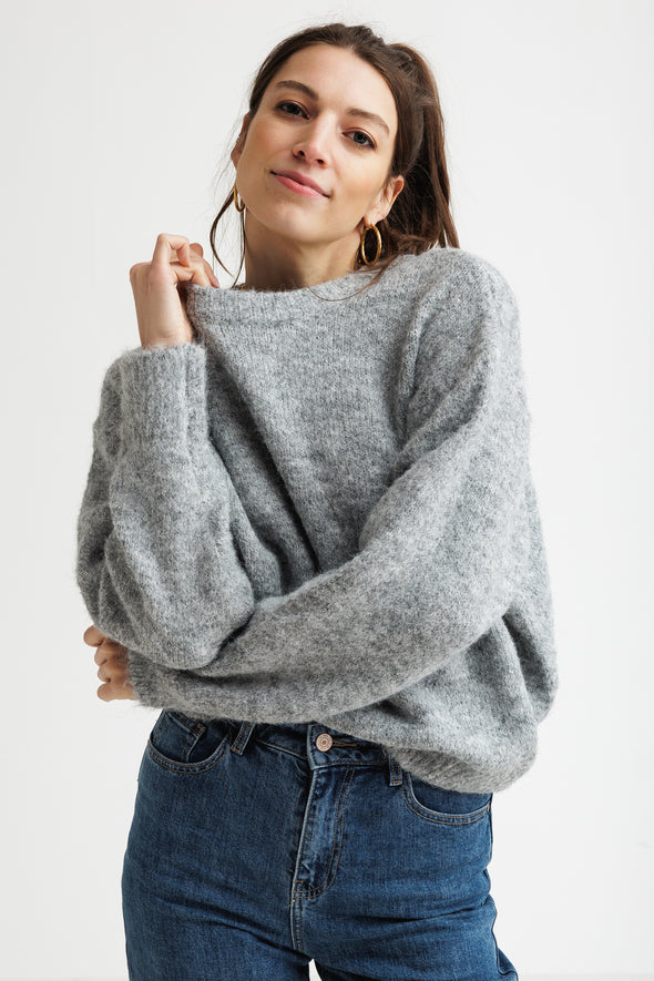 Maddie Knit Grey