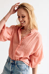 Donna Blouse Peach