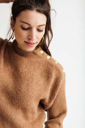 Clément Alpaca Knit Camel