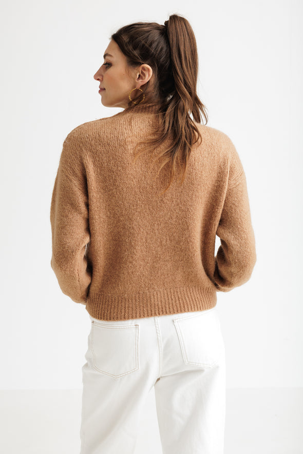 Clément Alpaca Knit Camel