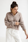 Maddie Cardigan Taupe