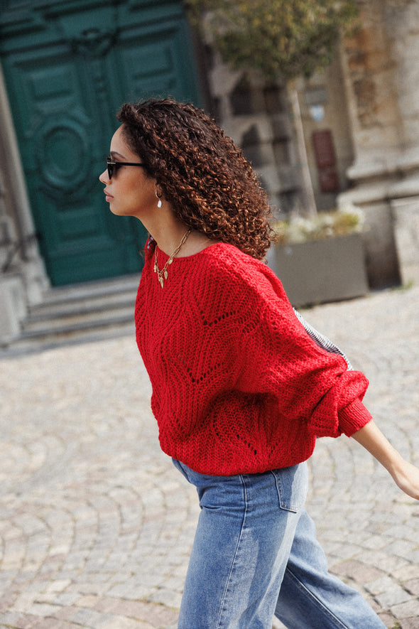 Penelope Knit Red