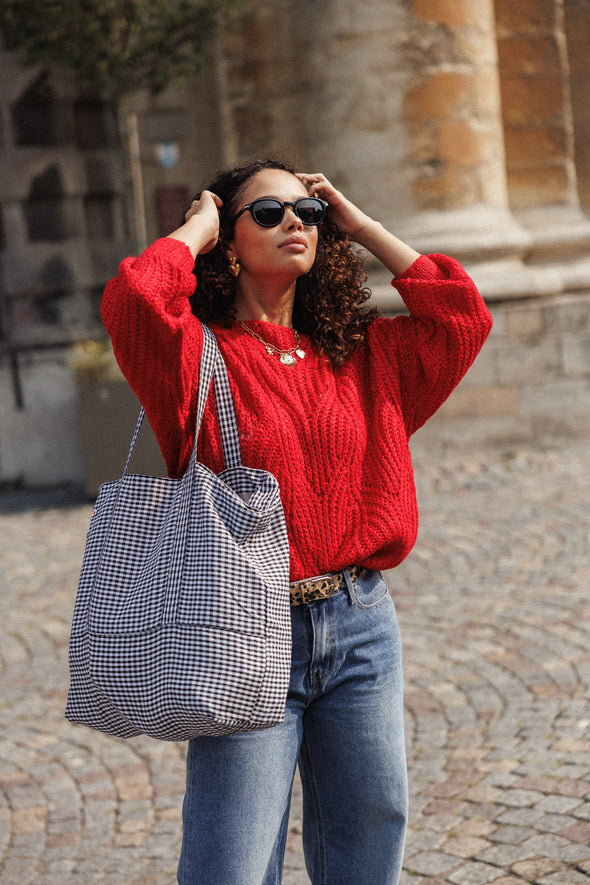 Penelope Knit Red