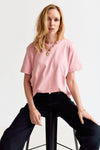 Essential Boxy Tee Bleached Mauve