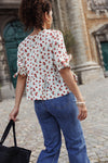 Fran Strawberry Blouse