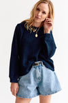 Lilou Knit Sweater Navy