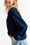 Lilou Knit Sweater Navy