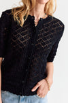 Sofia Knit Cardigan Black