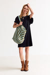 Joe SS T-Shirtdress Black