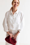 Leone Overshirt Optical White