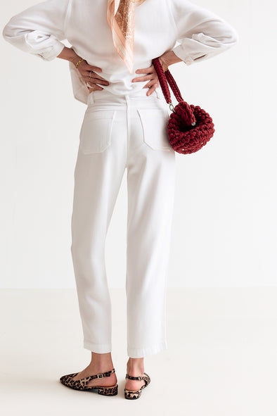 Nica Pants Optical White