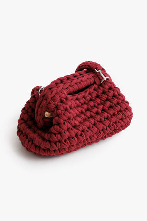 Renée Crochet Bag Burgundy