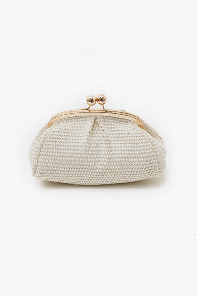 Zoé Raffia Bag Cream