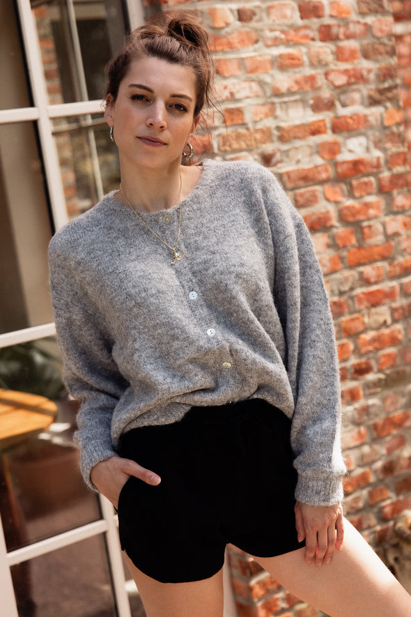 Maddie Cardigan Grey